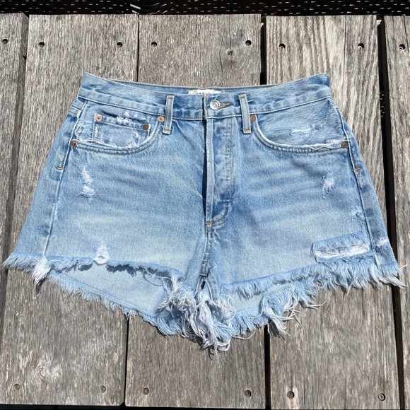 Agolde Parker Jean Shorts - Picture 2 of 3